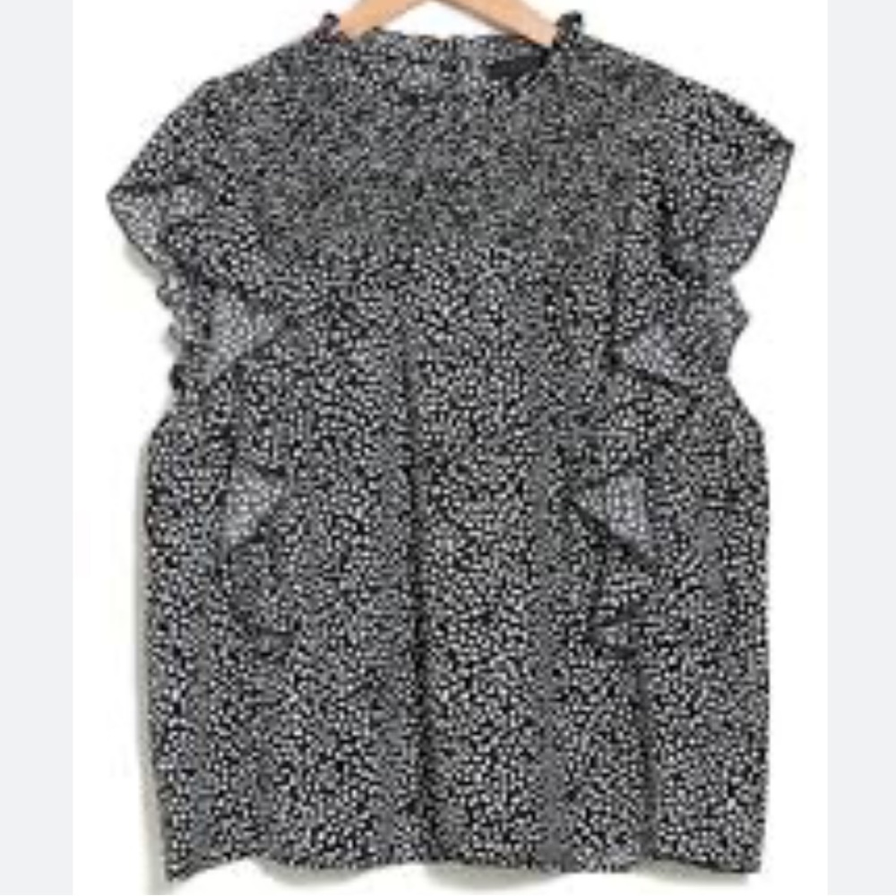 Sanctuary Lily Smocked Flutter Sleeves Blouse - Picture 12 of 13